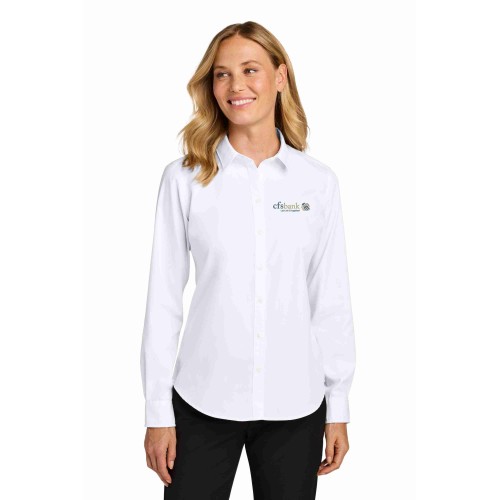 Port Authority® Women’s Long Sleeve Nailhead Easy Care Shirt