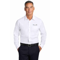 Brooks Brothers® Wrinkle-Free Stretch Pinpoint Spread Collar Shirt